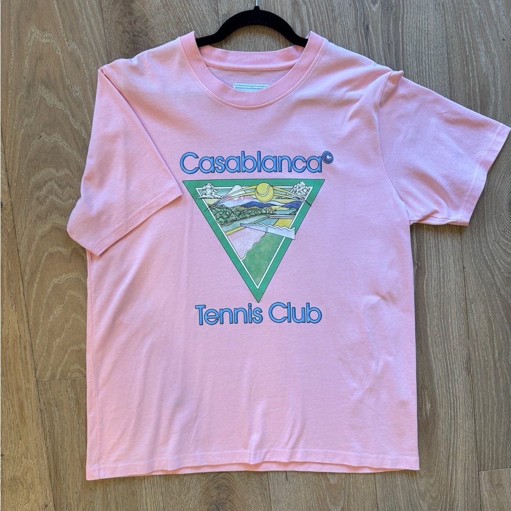 Men’s Large Casablanca Tennis Club T-Shirt